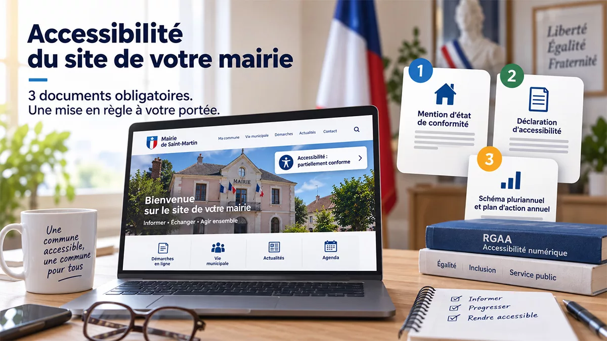 Déclaration d'accessibilité : les trois documents que votre site doit publier