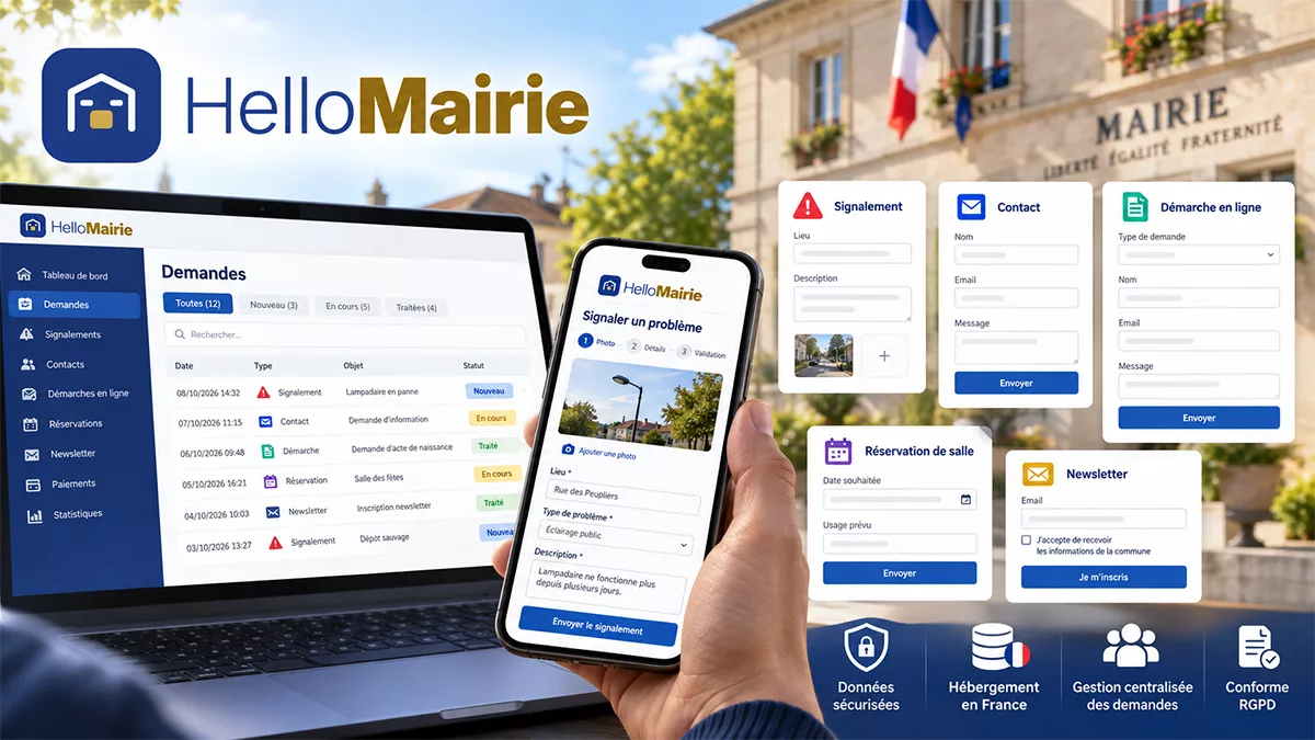 Formulaires en ligne d'une mairie : quelles données peut-on demander ?
