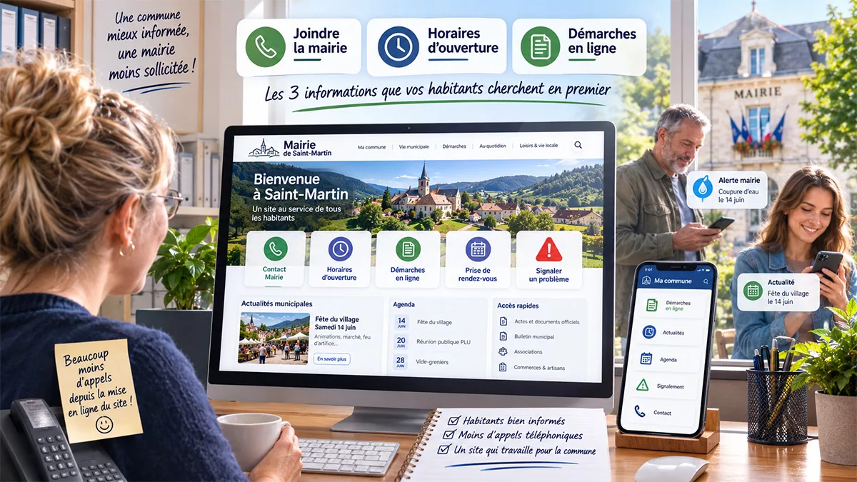 Que mettre sur le site internet de votre mairie ? La liste complète