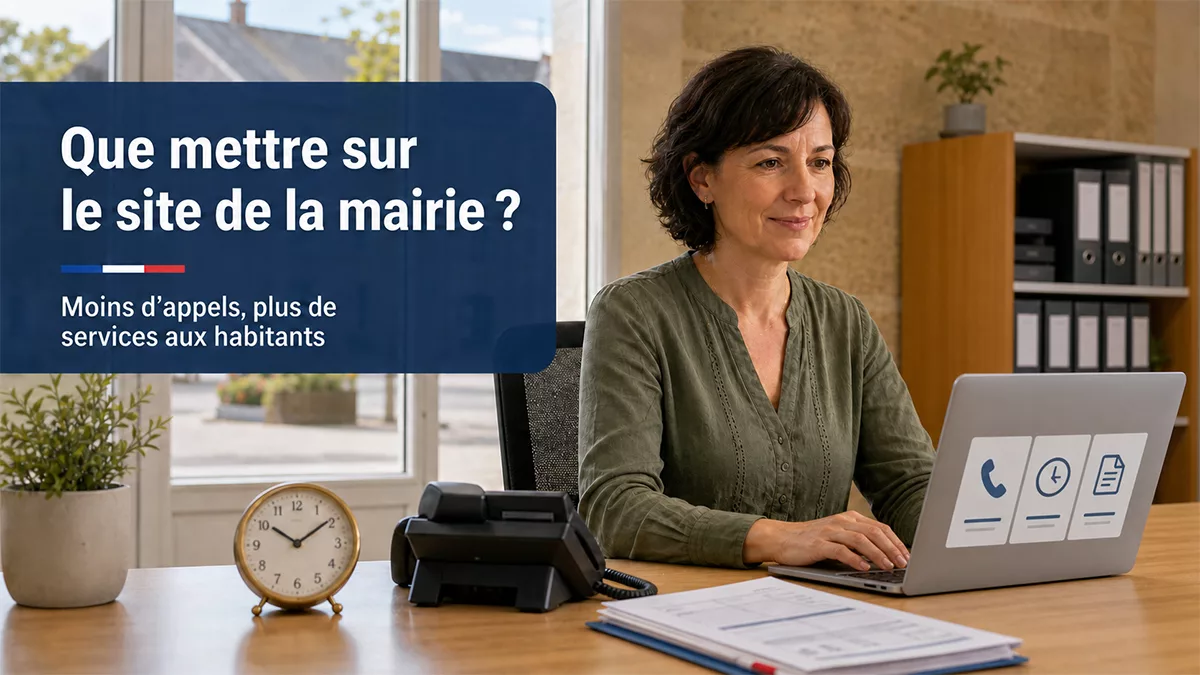 Que mettre sur le site internet de votre mairie ? La liste complète