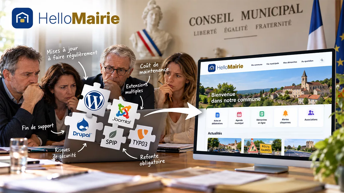 Joomla, Drupal, WordPress : quel CMS pour le site de votre mairie ?