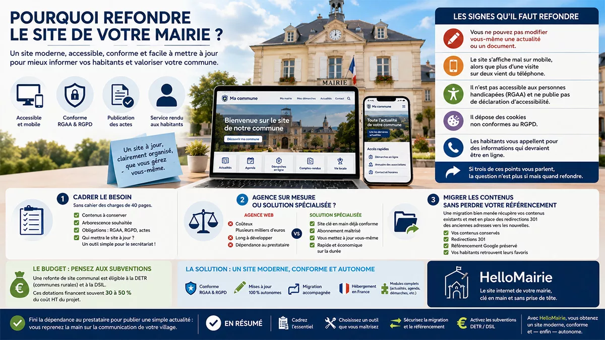 Refondre le site de votre mairie : par où commencer ?
