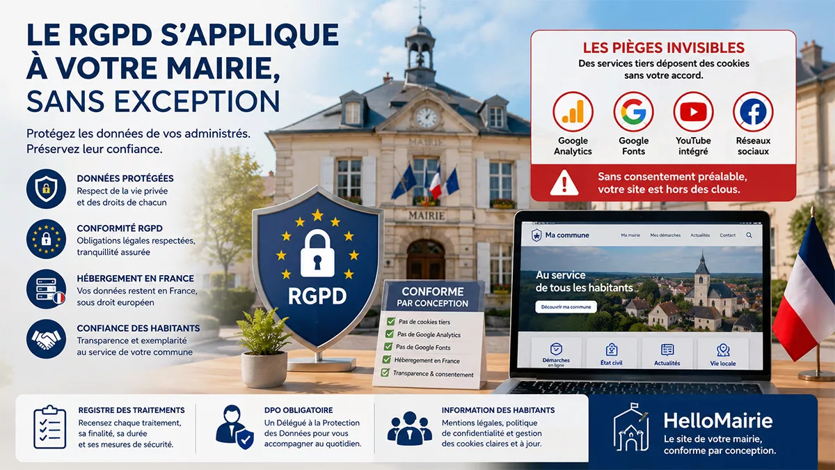 RGPD : le site de votre mairie est-il vraiment en règle ?