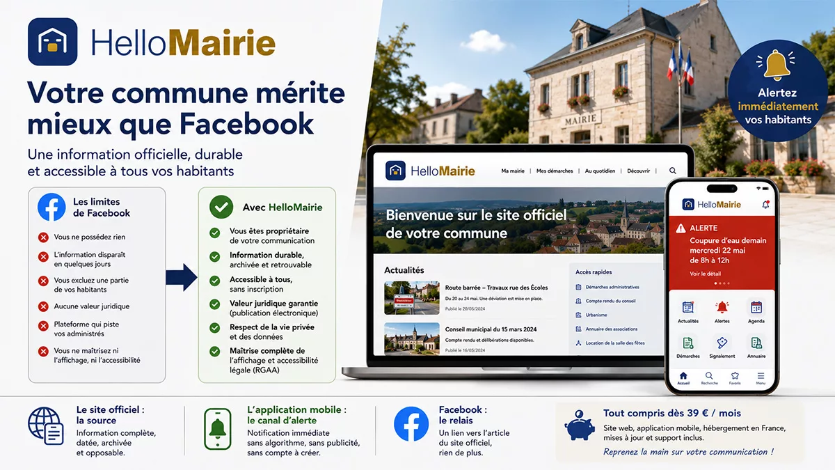 Une page Facebook suffit-elle pour communiquer dans une commune ?